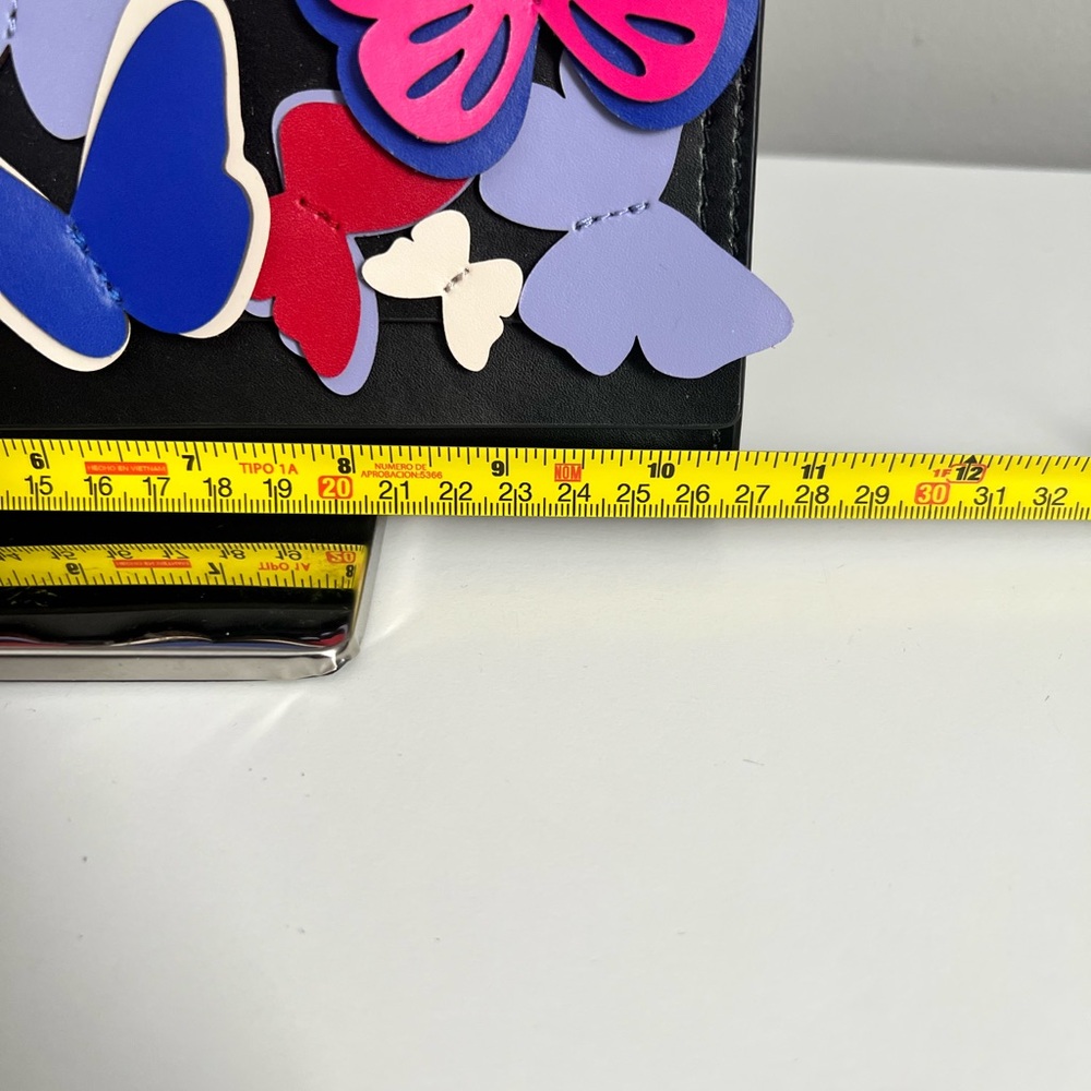 Kate Spade Black Clutch Bag/Wallet with 3D Butterfly Decoration - Picture 5 of 6